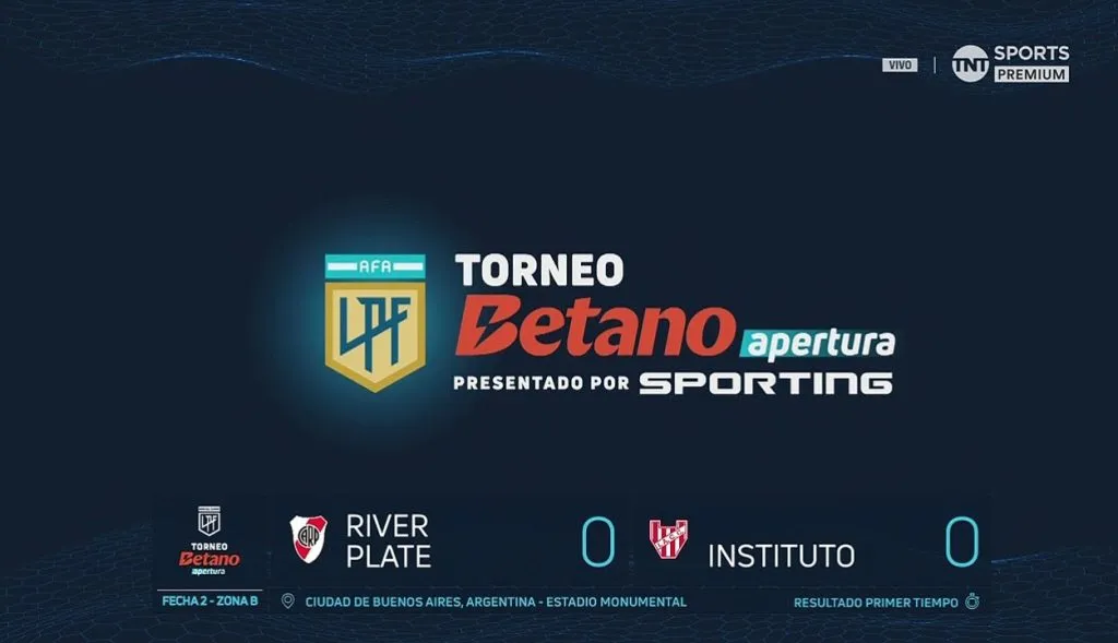 La imagen que por unos segundos apareció en la transmisión.