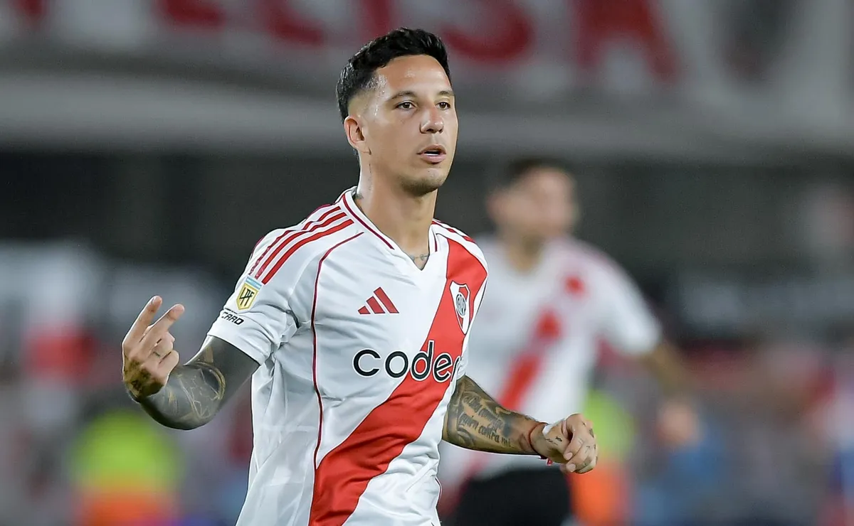 Driussi todavía no tiene goles en su regreso a River.