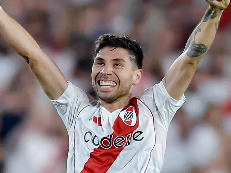 Montiel: felicidad por el gol y respuesta al "movete River" de los hinchas