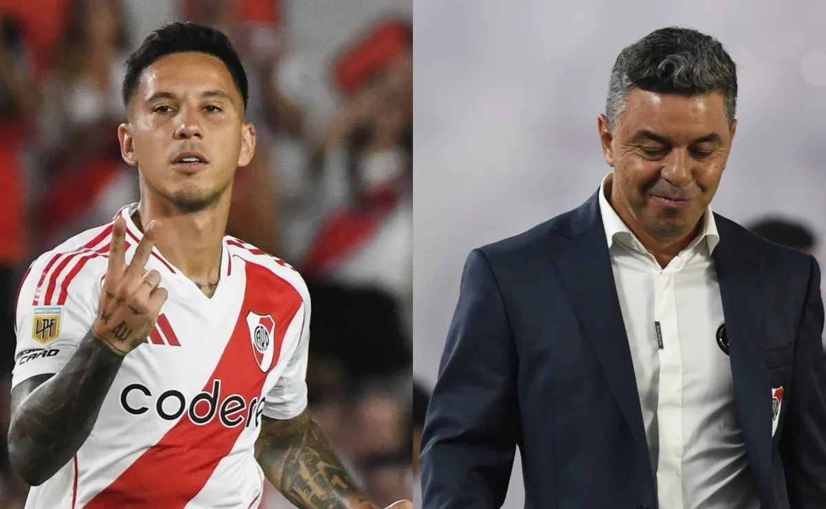Gallardo habló sobre Driussi en conferencia de prensa.