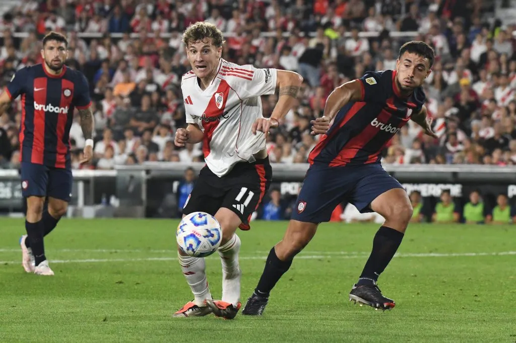 River visita a San Lorenzo en el Nuevo Gasómetro. (Getty)