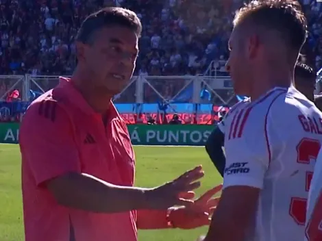 ¿Qué le dijo? La charla de Gallardo con Galoppo en pleno partido