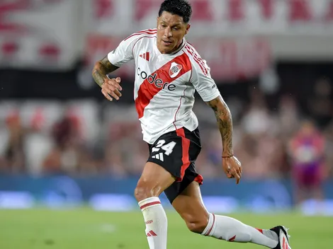 Alarma en River: Enzo Pérez salió con una molestia