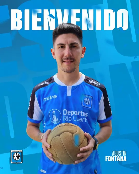 La presentación de Agustín Fontana en Estudiantes de Río Cuarto.