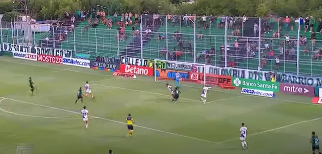 La Platea Sur en la que se ubicarán los neutrales en el partido entre River y San Martín.