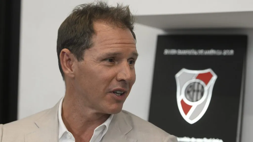 Brito tocó todos los temas de la actualidad de River en diálogo con La Página Millonaria. (Foto: LPM / Diego Haliasz).