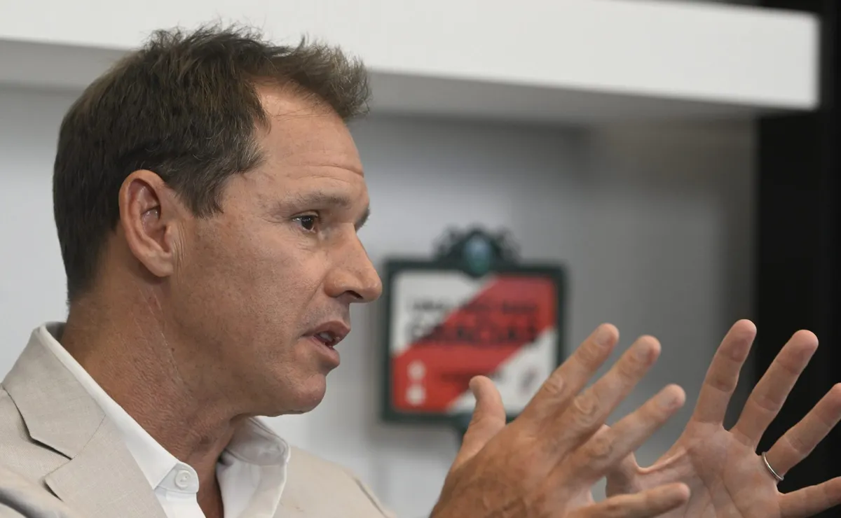 Jorge Brito, presidente de River (Foto: LPM / Diego Haliasz).