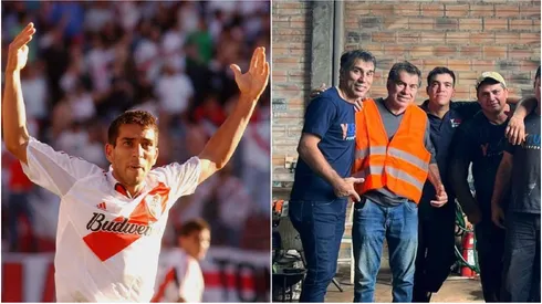 Nelson Pipino Cuevas. El ex goleador de River tiene una empresa de excavación de pozos de agua.
