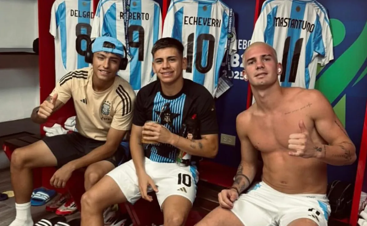 Los sentidos mensajes de Echeverri y Mastantuono para Ruberto tras su lesión