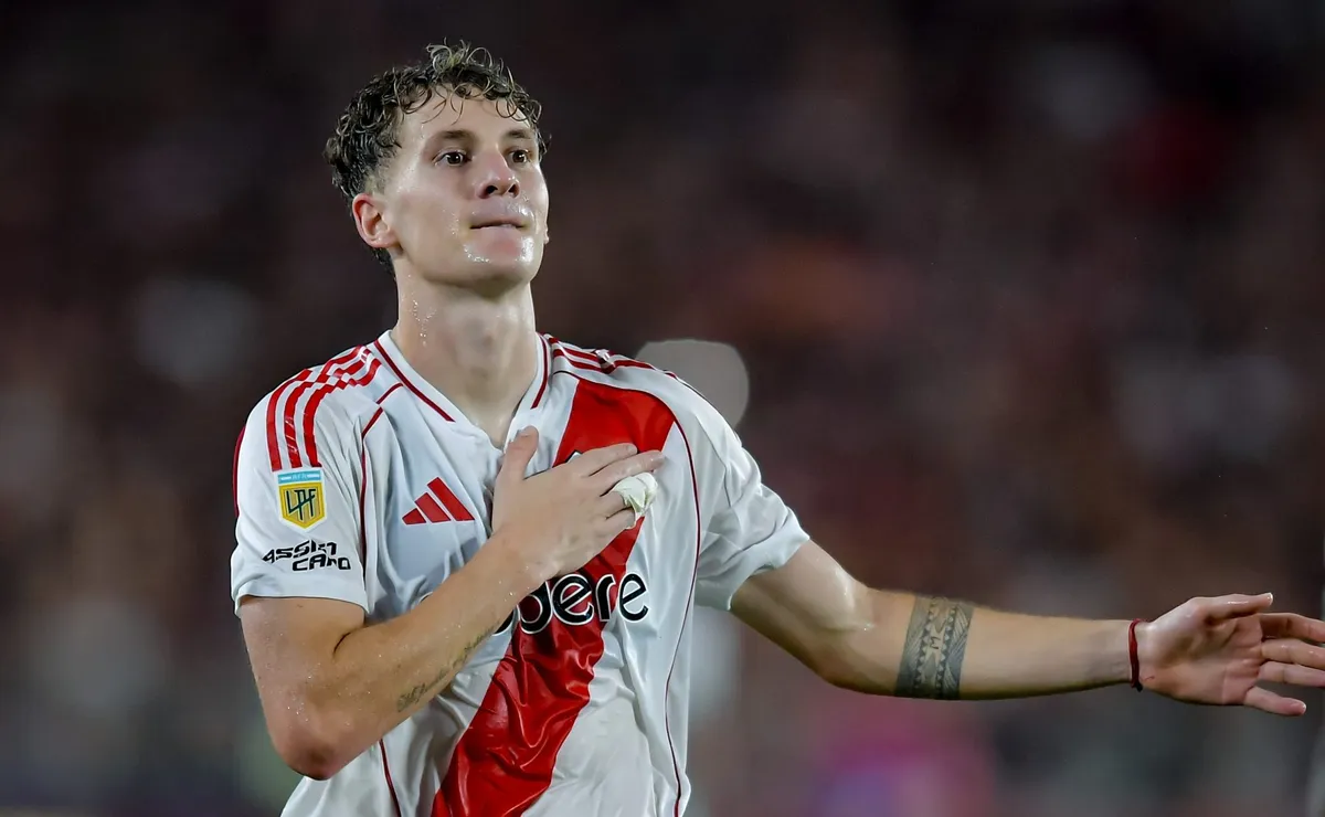 Facundo Colidio, autor de un doblete vs. Independiente.