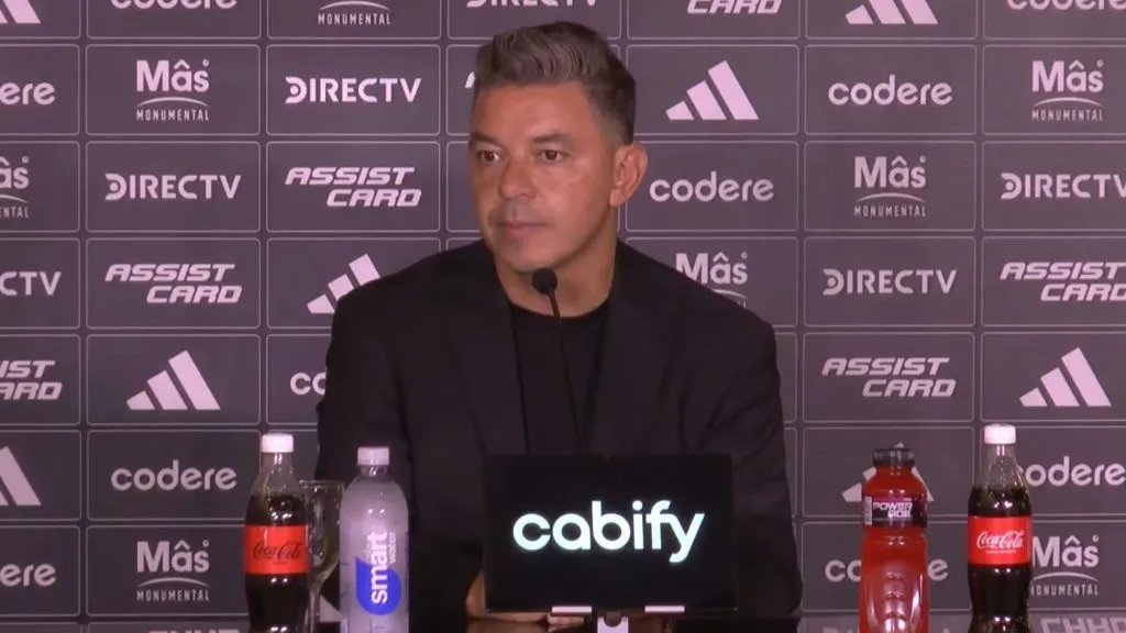 Gallardo se mostró conforme con la levantada de River en el segundo tiempo pese al calor y al cansancio.