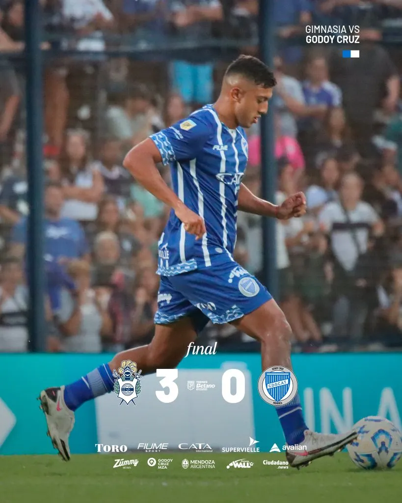 Godoy Cruz viene de perder 3-0 con Gimnasia y solo sumó un punto desde que inició el Torneo Apertura.