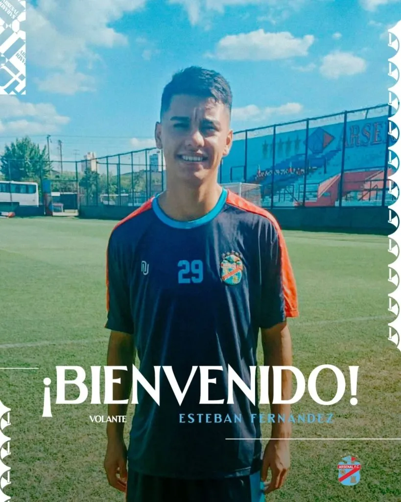 Arsenal le dio la bienvenida a Esteban Fernández.