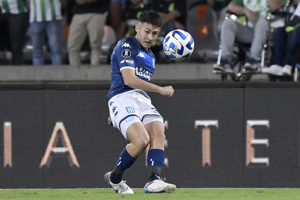 86 partidos, cuatro goles y 10 asistencias, los números que ostenta Rojas en Racing hasta el momento. (Foto: Getty).