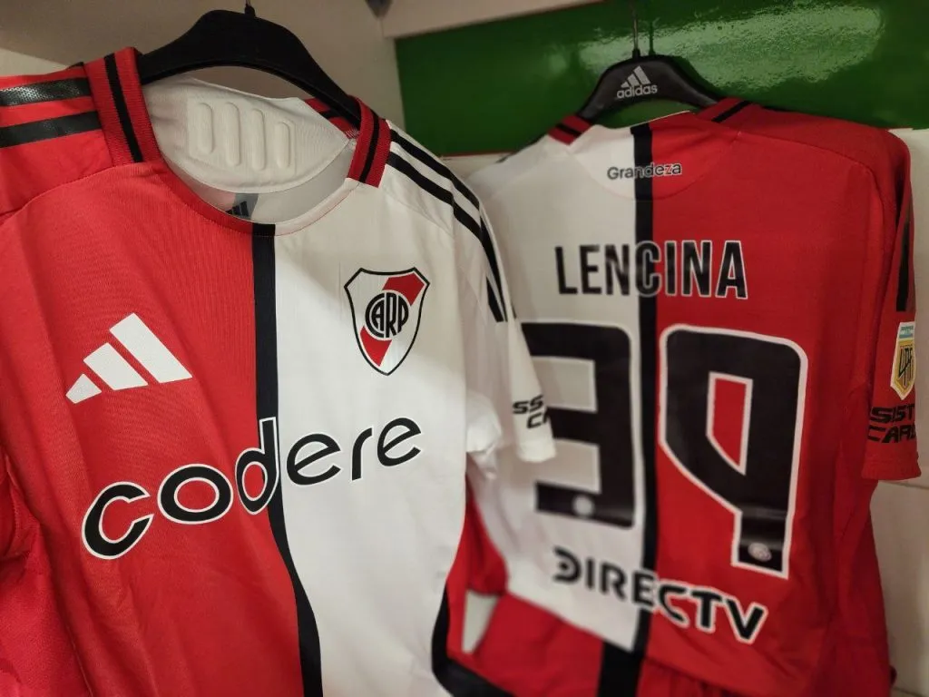 Lencina usará la camiseta 39 en River frente a Godoy Cruz. (Prensa River)