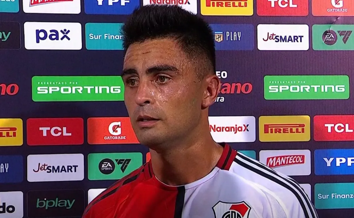 El Pity Martínez fue muy autocrítico luego del empate en Mendoza: "Hay que demostrar", dijo.