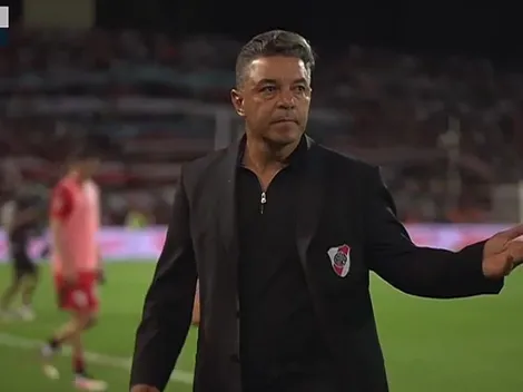 No se vio: la reacción de Gallardo al empate ante Godoy Cruz