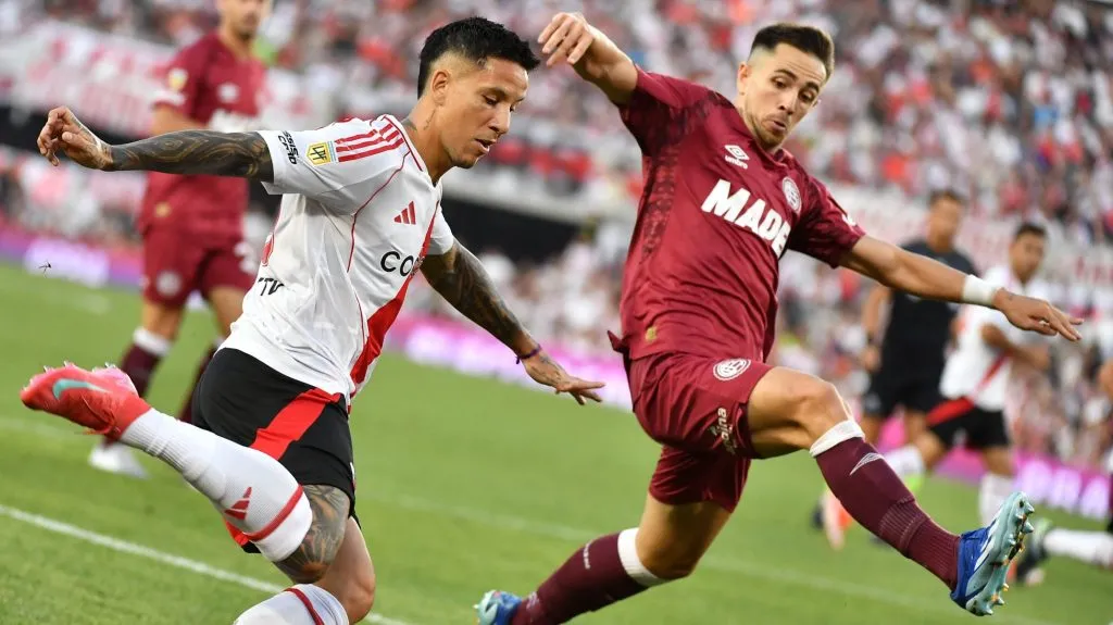 River le ganó a Lanús sufriendo.