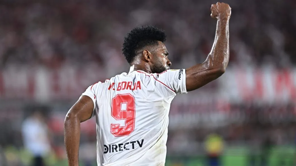 Borja lleva 56 goles en 120 partidos en River.