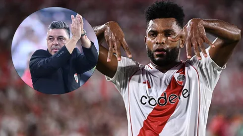 Gallardo elogió a Borja y explicó su suplencia.