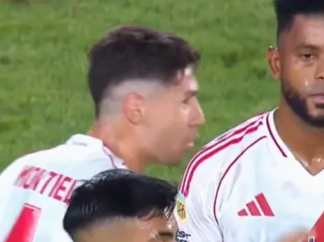 Un líder mundial: se supo qué le dijo Montiel a Borja antes del gol a Lanús