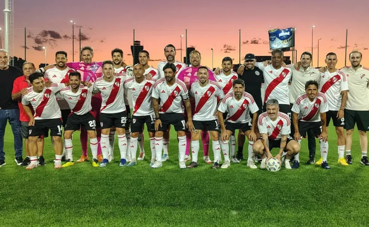 El Senior de River jugó su primer partido del 2025. Fue un amistoso con Argentinos Juniors (FOTO: @trincherammillonaria).