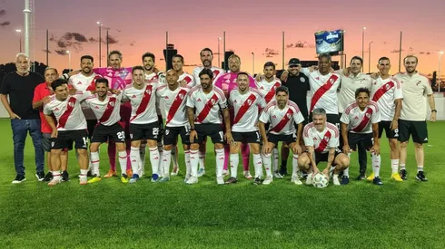El Senior de River jugó su primer partido del 2025. Fue un amistoso con Argentinos Juniors (FOTO: @trincherammillonaria).