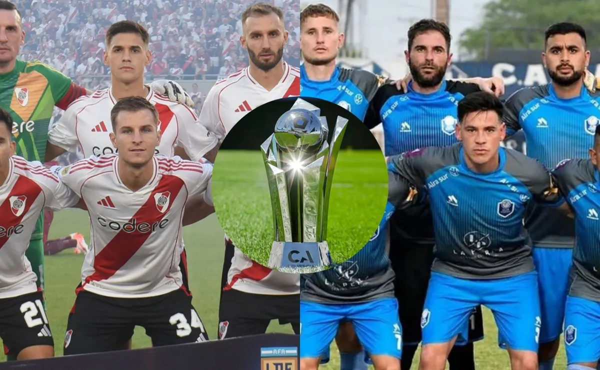 River vs. Ciudad Bolívar, en vivo con los relatos de Lito Costa Febre.