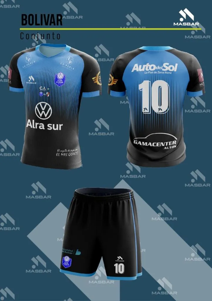 La indumentaria que llevará Bolivar en el partido contra River.