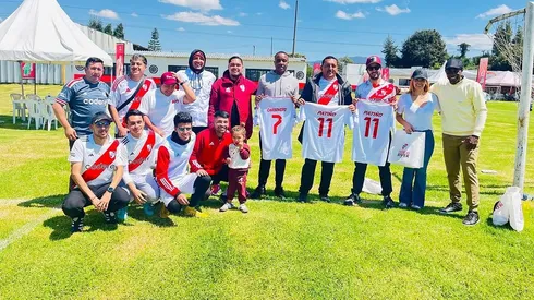 La Escuela de River en Bogotá festeja su 10° aniversario.