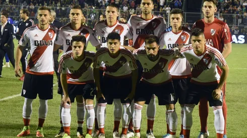 Cómo formó River en 2017 ante San Martín (SJ).