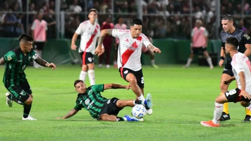 Enzo Pérez fue una de las figuras en San Juan. Foto: San Martin SJ.