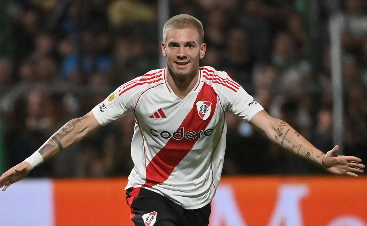 Franco Mastantuono es la figura de River.