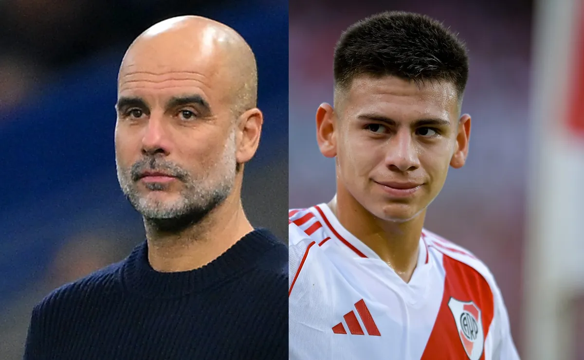 Guardiola habló de Echeverri.