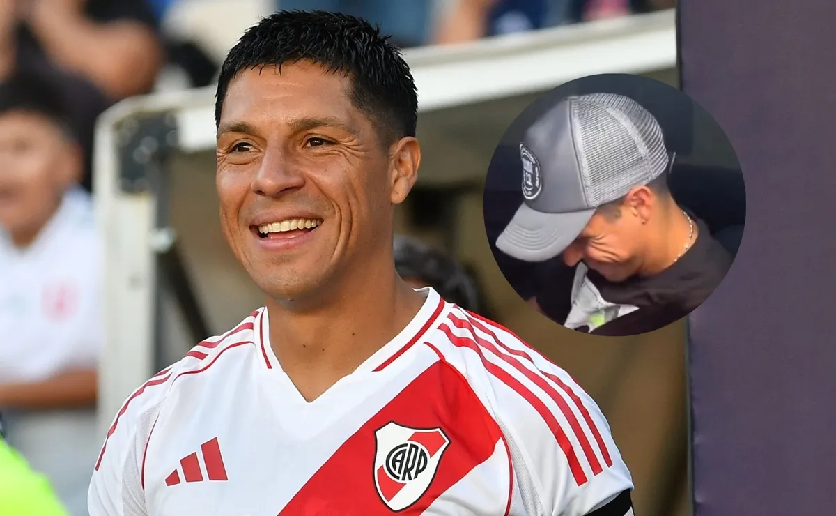 Qué hizo Enzo cuando le preguntaron por Boca.