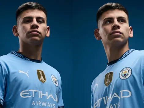 Manchester City presentó al Diablito Echeverri y se confirmó el dorsal que usará
