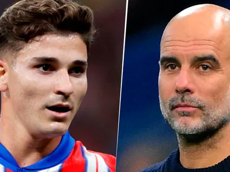 Julián Álvarez reveló sus últimas charlas con Guardiola en Manchester City