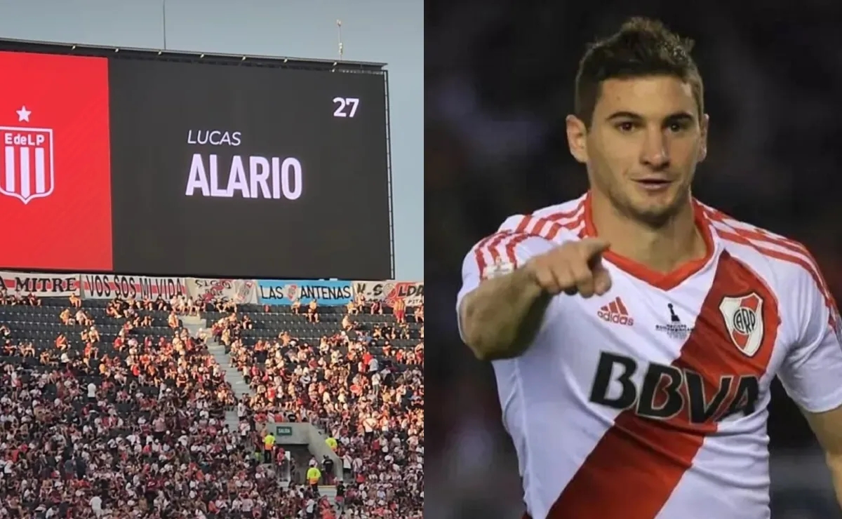 Alario fue muy aplaudido en su regreso al Monumental.