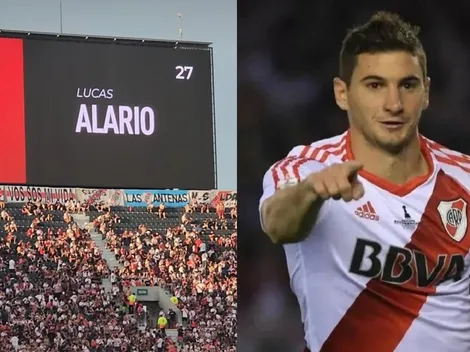 VIDEO | Con aplausos, así recibió el Monumental a Lucas Alario