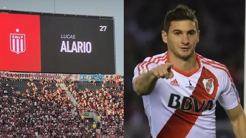 Alario fue muy aplaudido en su regreso al Monumental.
