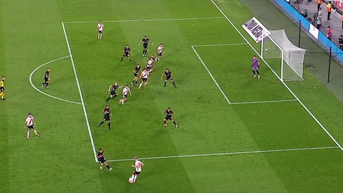 El chileno puso el empate de forma transitoria contra el Pincha.