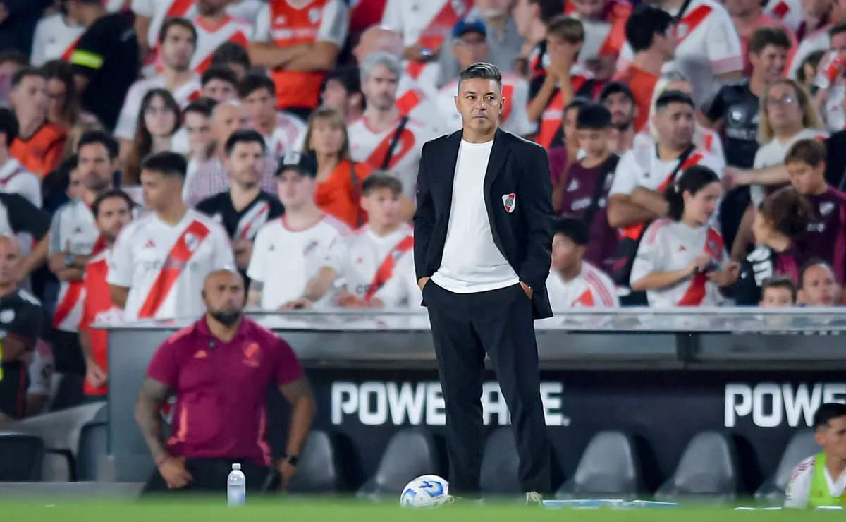 El gesto de Gallardo con los futbolistas post derrota.