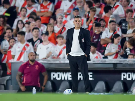 El gesto de Gallardo con los jugadores tras perder con Estudiantes