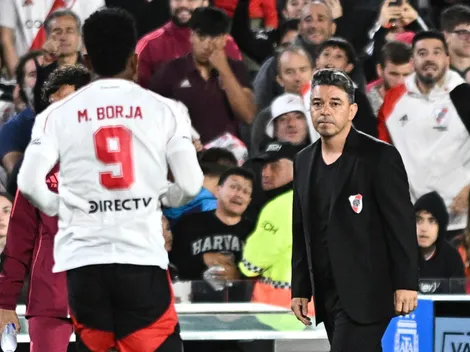 Gallardo explicó la suplencia de Borja y un problema físico desconocido