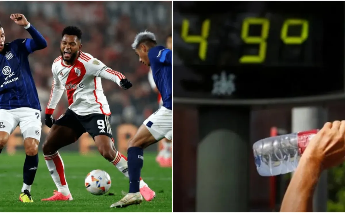 Supercopa Internacional entre River y Talleres: anuncian ola de calor en Paraguay.