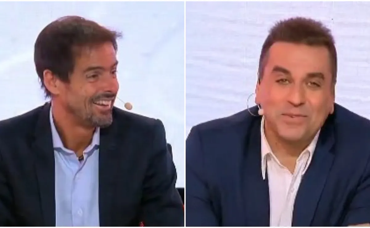 Mariano Closs y Nicolás Distasio en F12 (FOTO: Captura TV).
