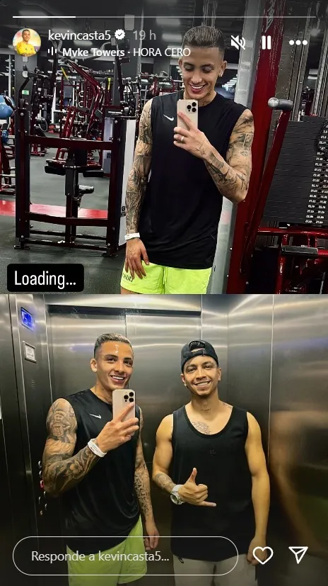 Kevin Castaño trabaja para llegar a River de la mejor manera.