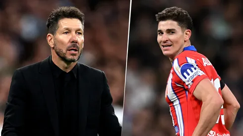 El Cholo enloqueció con el gol de Julián en el Bernabéu.