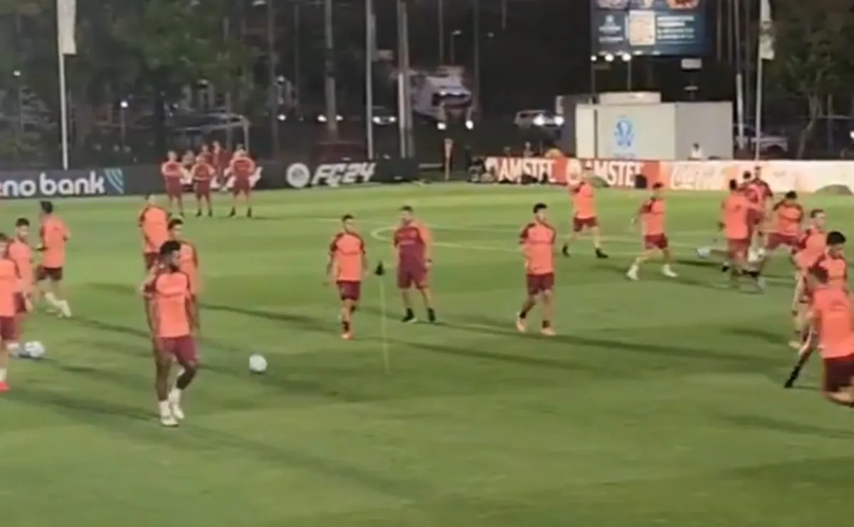 River se prepara para la final frente a Talleres en Paraguay.
