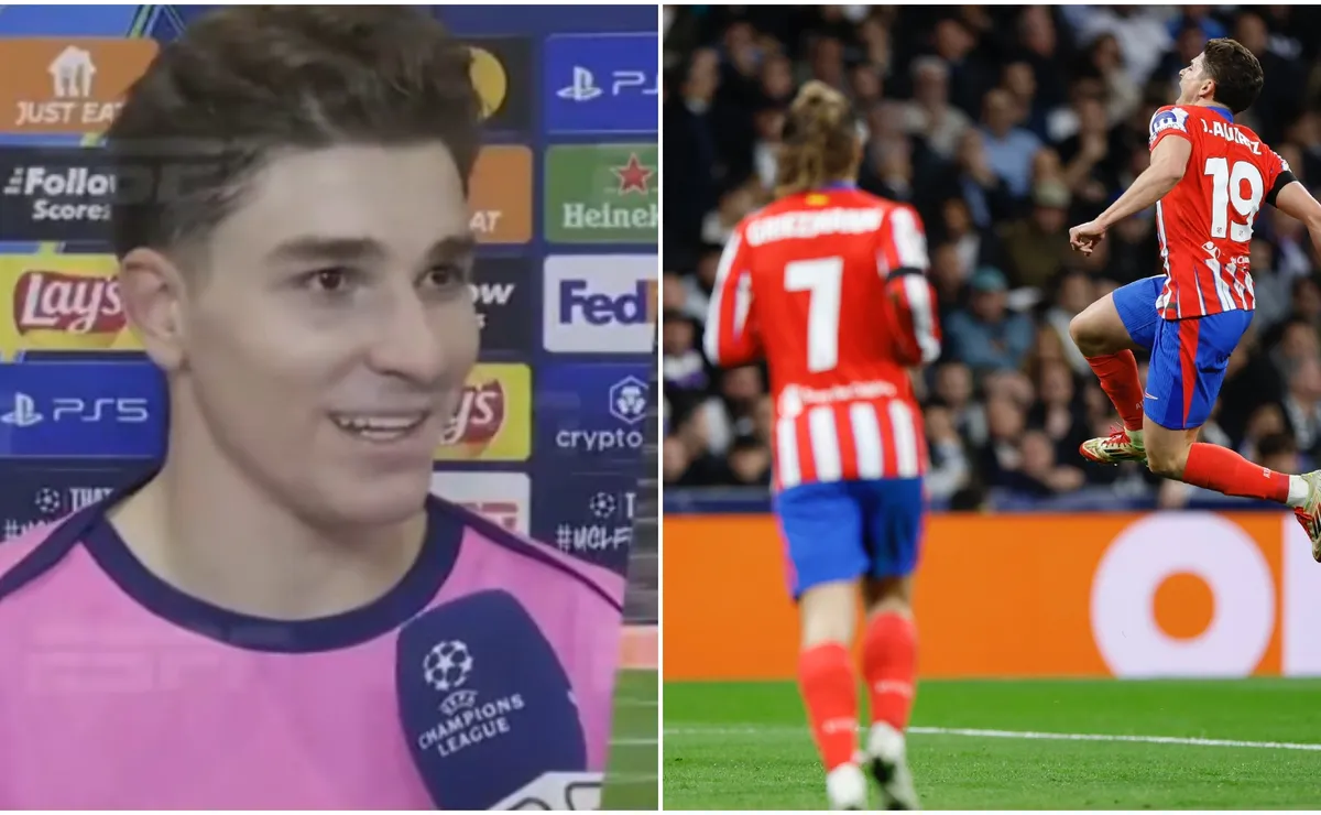 Julián Álvarez marcó un gol impresionante ante Real Madrid en el Bernabeu por la Champions League.